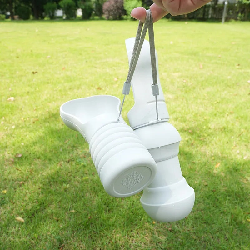 Hundetrinkflasche Silikon – Faltbar, auslaufsicher, BPA-frei, für Hunde & Katzen“
